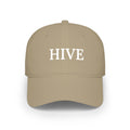 HIVE Embroidered Baseball Cap — Classic Low Profile Red Hat