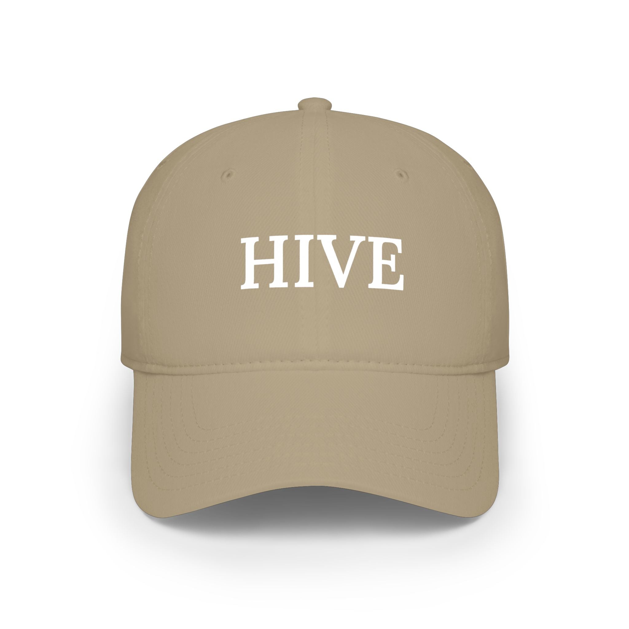 HIVE Embroidered Baseball Cap — Classic Low Profile Red Hat