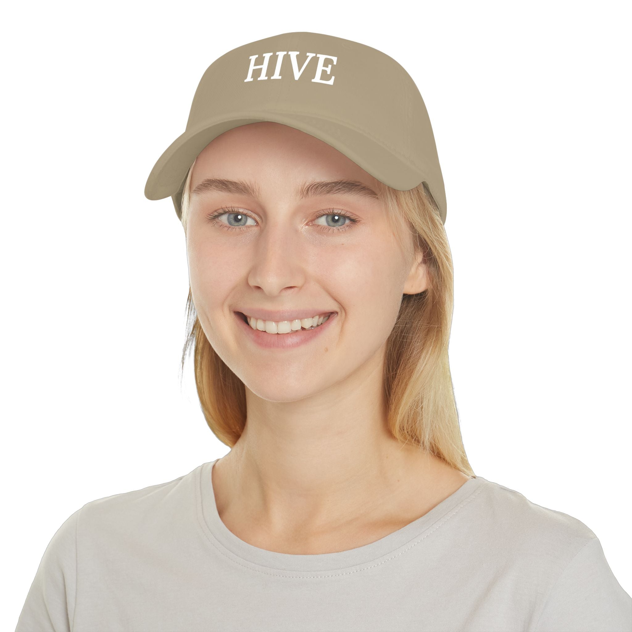 HIVE Embroidered Baseball Cap — Classic Low Profile Red Hat