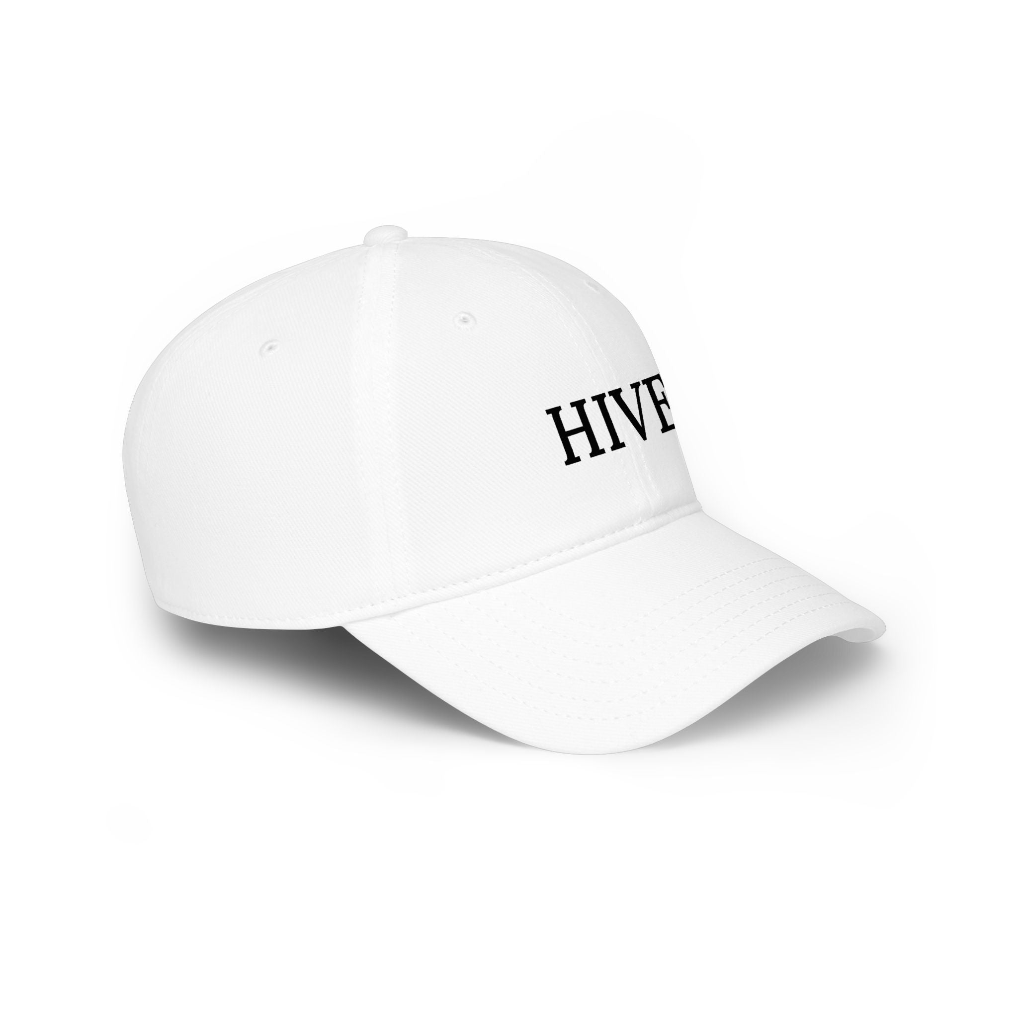 HIVE Embroidered Low-Profile Baseball Cap — Classic Red Hat