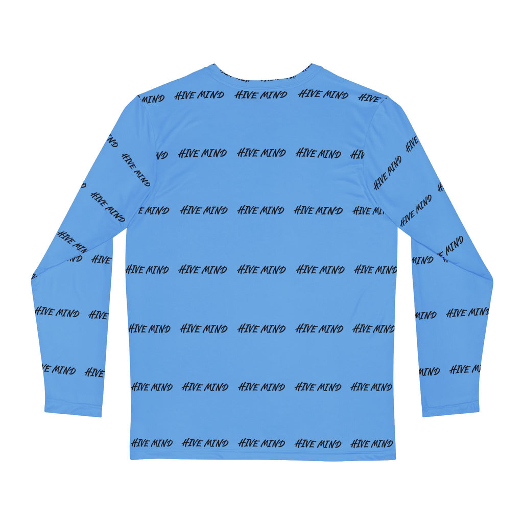 Blue 'Be Kind' All-Over Print Long Sleeve Shirt