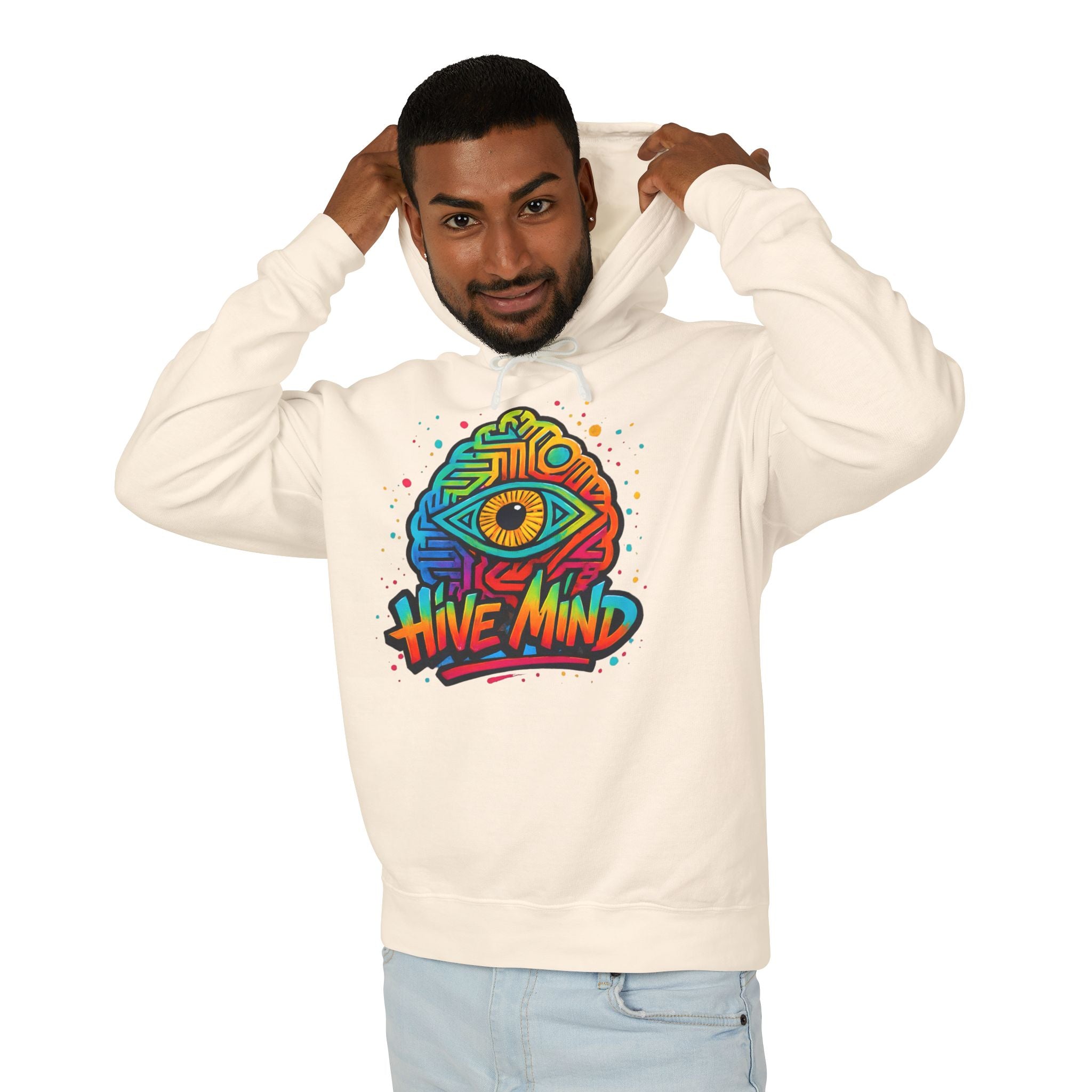 Hive Mind Graphic Hoodie — Psychedelic Eye Streetwear