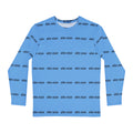Blue 'Be Kind' All-Over Print Long Sleeve Shirt