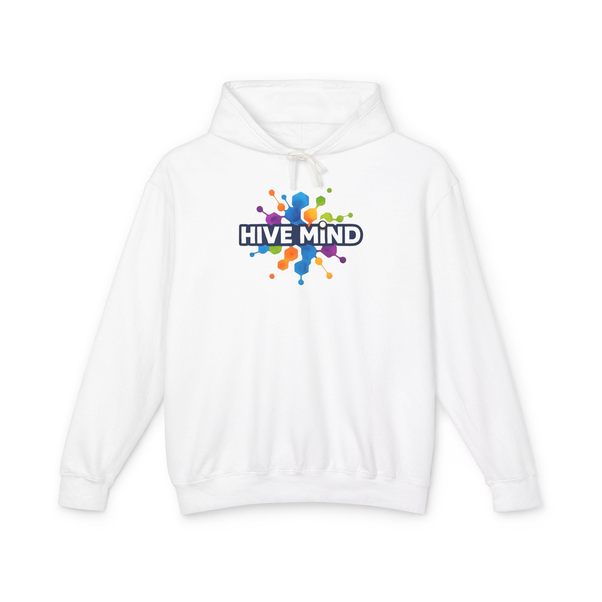 Hive Mind Hoodie — Colorful Splash Graphic Lightweight Hoodie