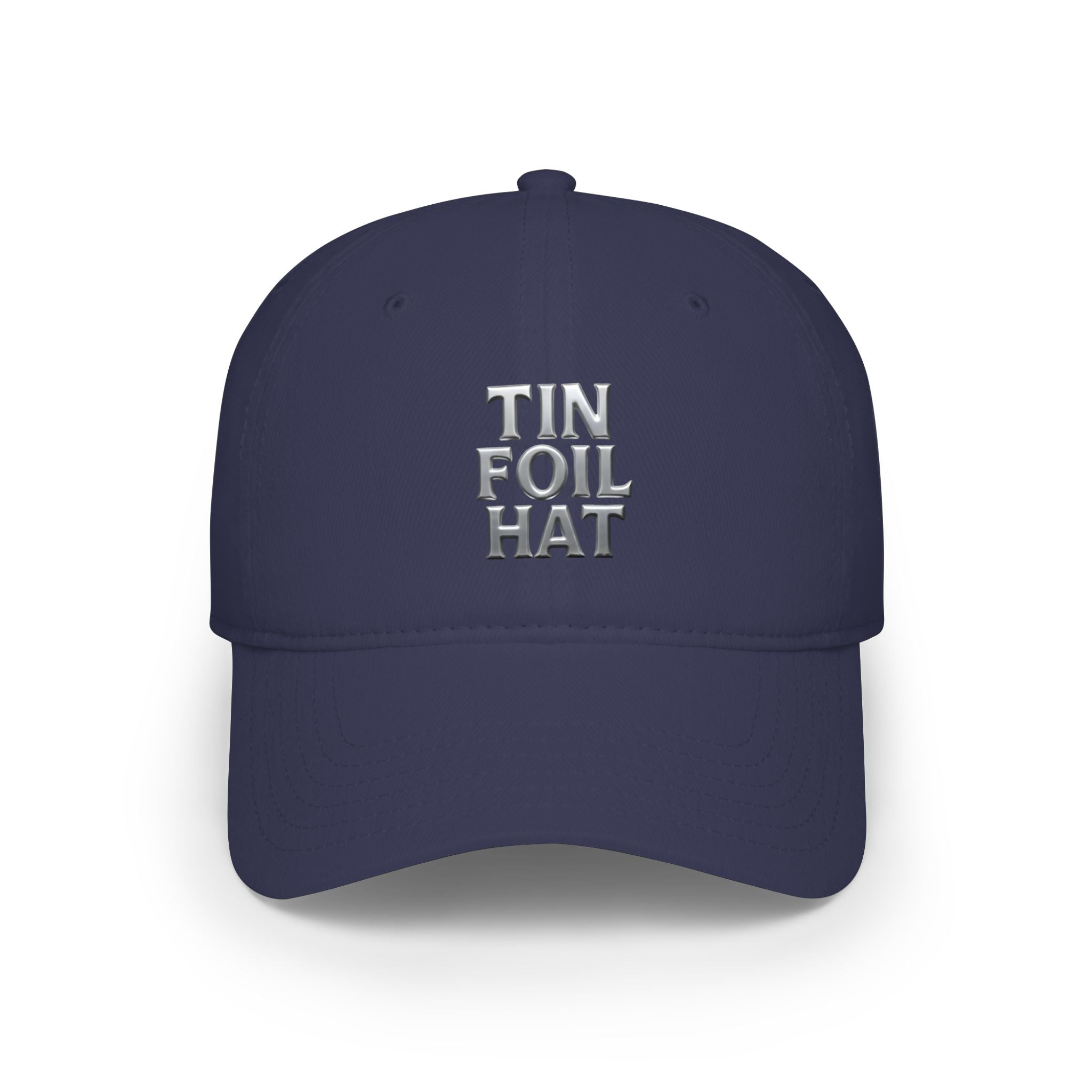 Tin Foil Hat Baseball Cap — Novelty Conspiracy Statement Hat