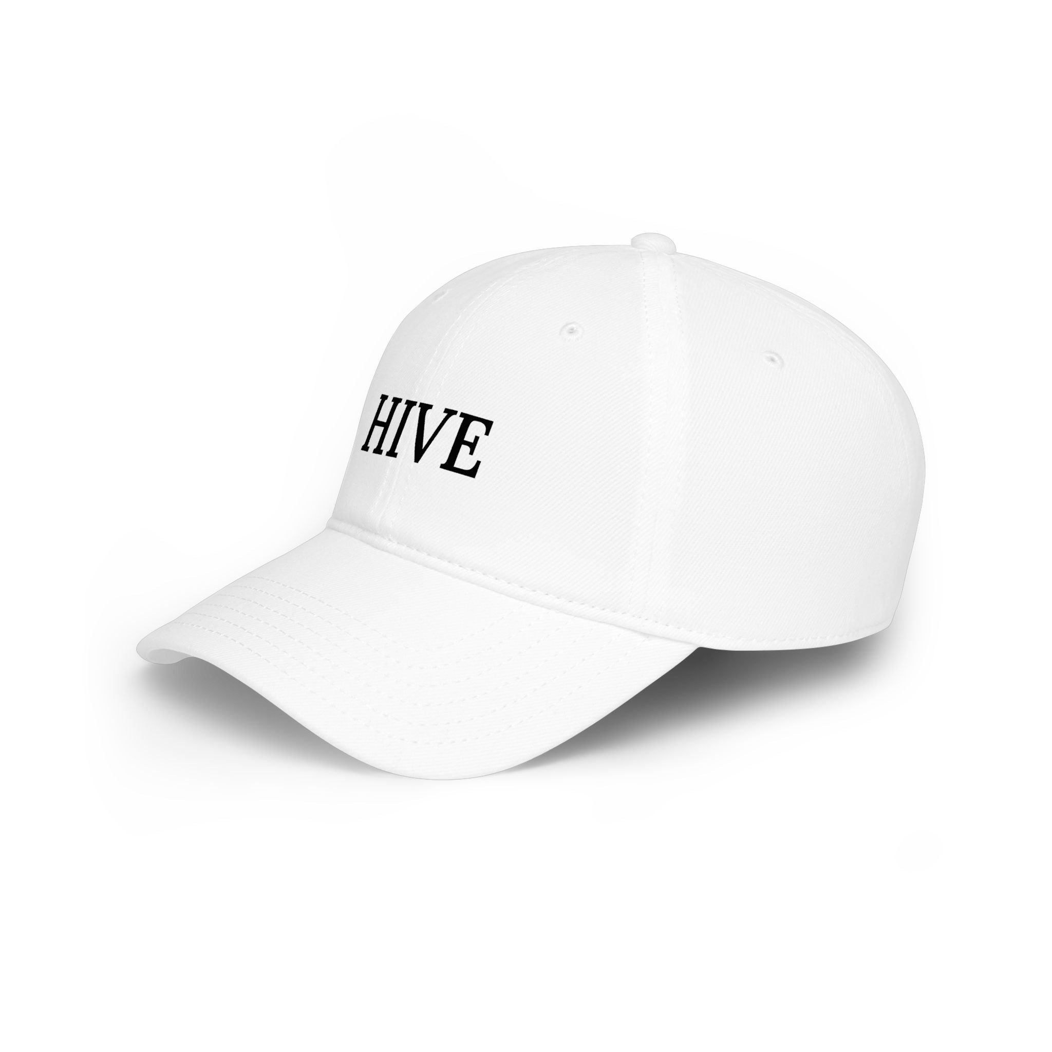 HIVE Embroidered Low-Profile Baseball Cap — Classic Red Hat