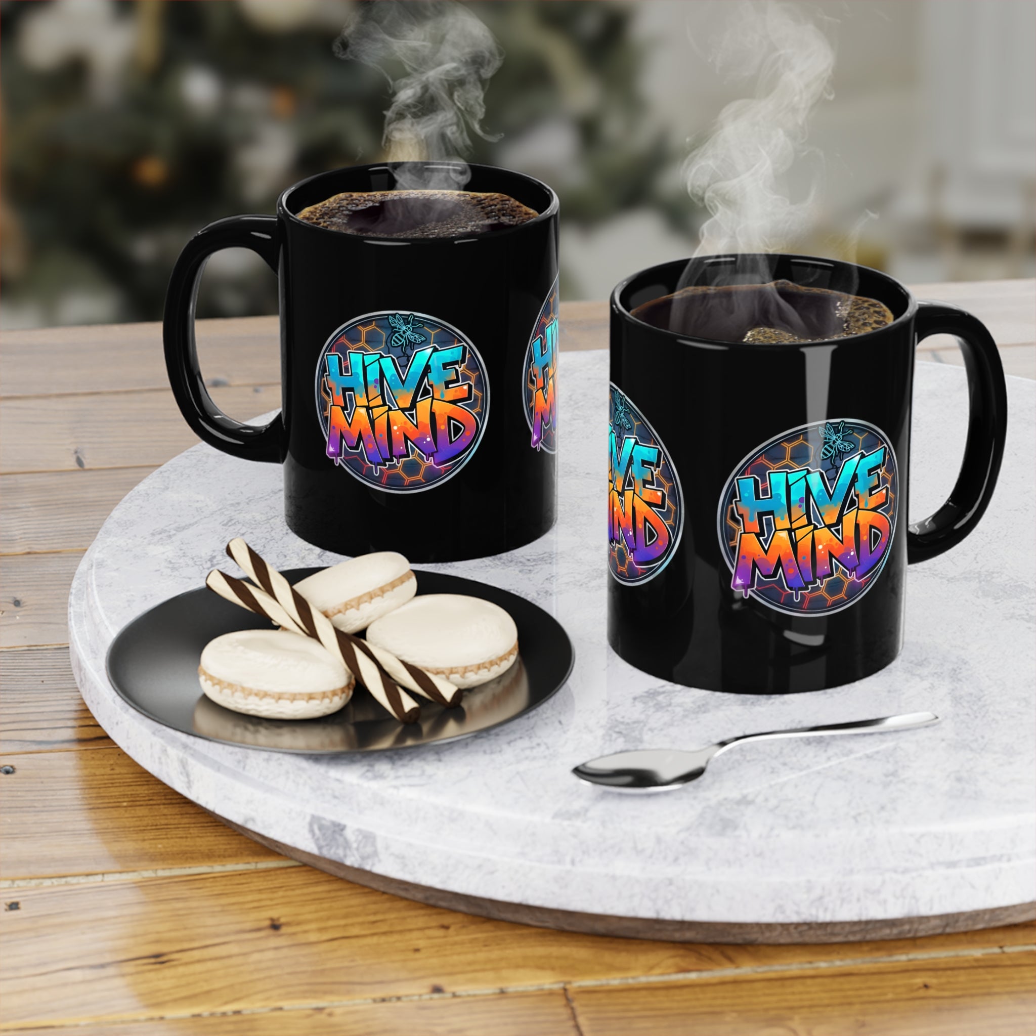 Copy of Hive Mind Coffee Mug — 11oz Black Ceramic Gamer/Streamer Mug