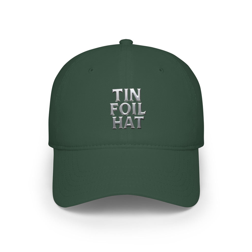 Tin Foil Hat Baseball Cap — Novelty Conspiracy Statement Hat
