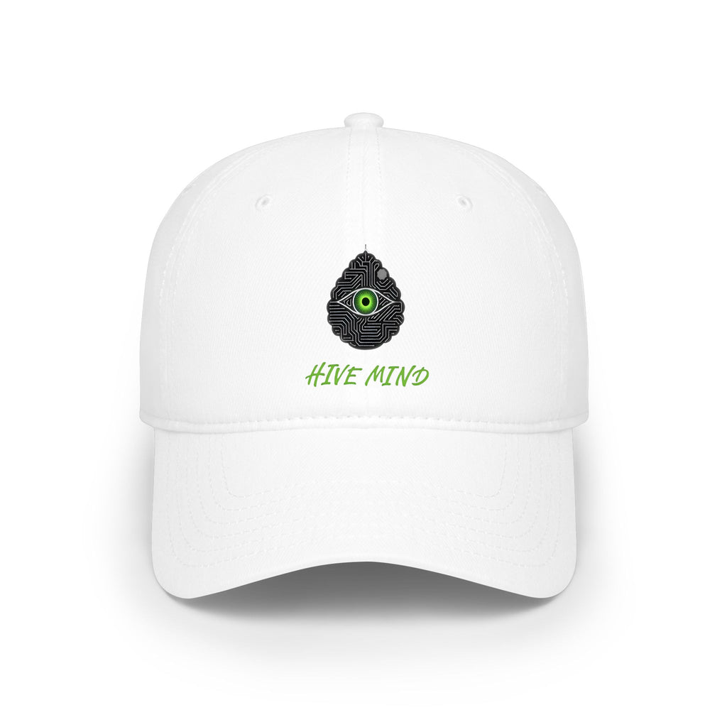 Copy of Hive Mind Embroidered Baseball Cap — Minimal Bee Logo Hat