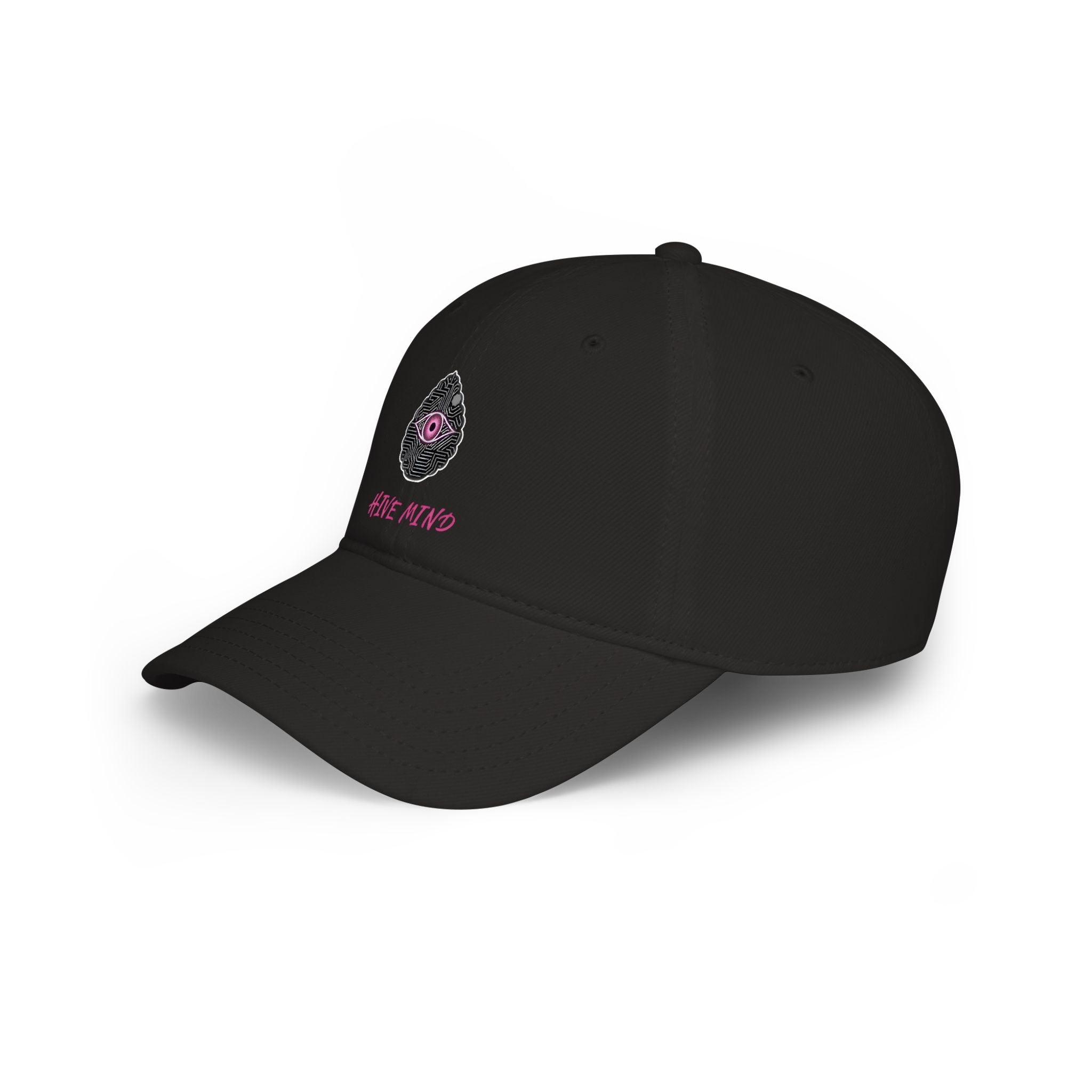 Low Profile Baseball Cap — 'Hive Mind' Eye Logo Embroidered Hat