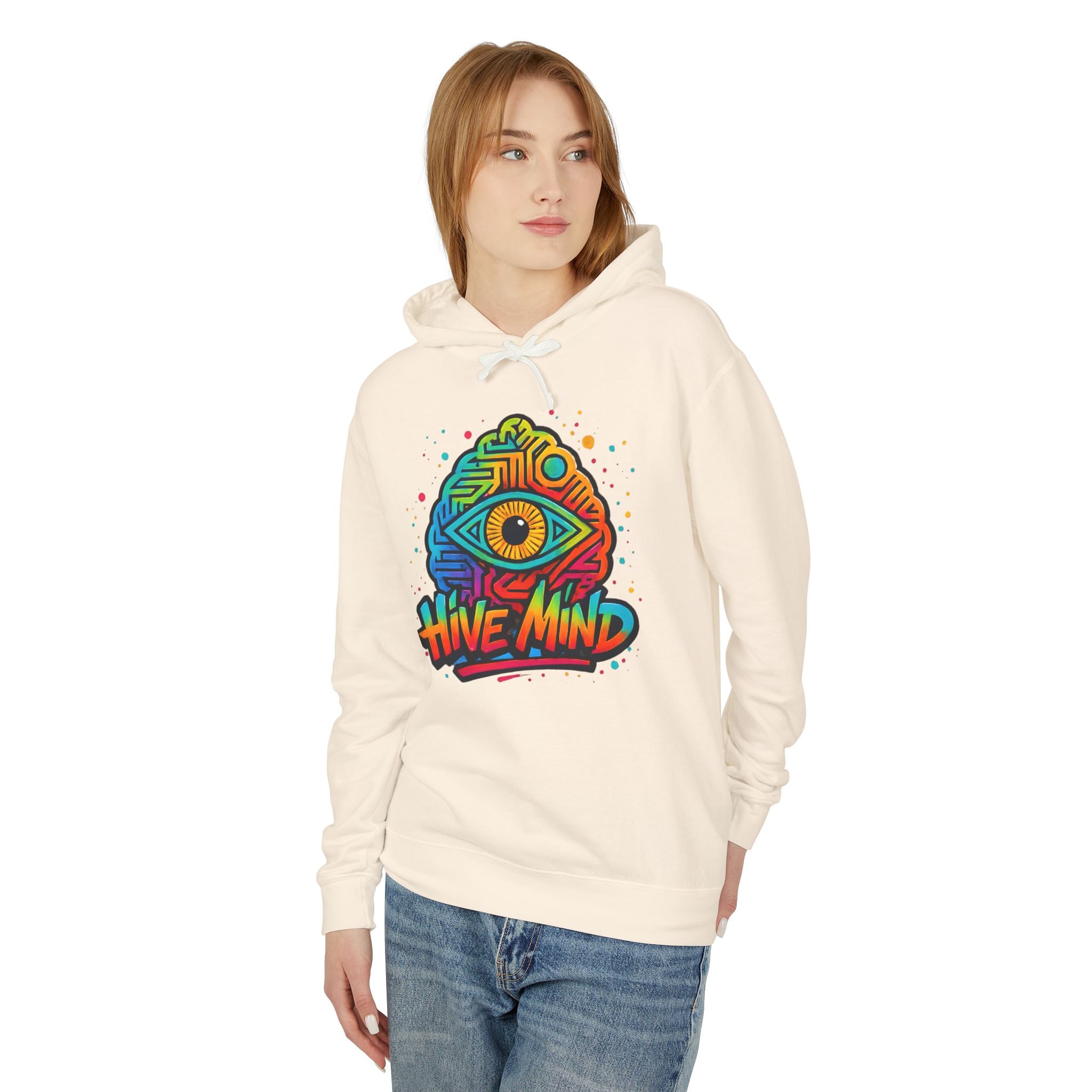 Hive Mind Graphic Hoodie — Psychedelic Eye Streetwear
