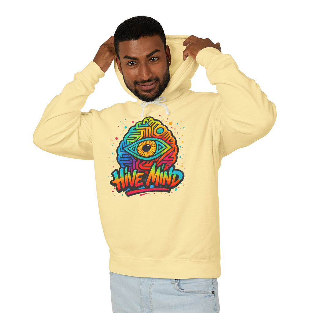 Hive Mind Graphic Hoodie — Psychedelic Eye Streetwear