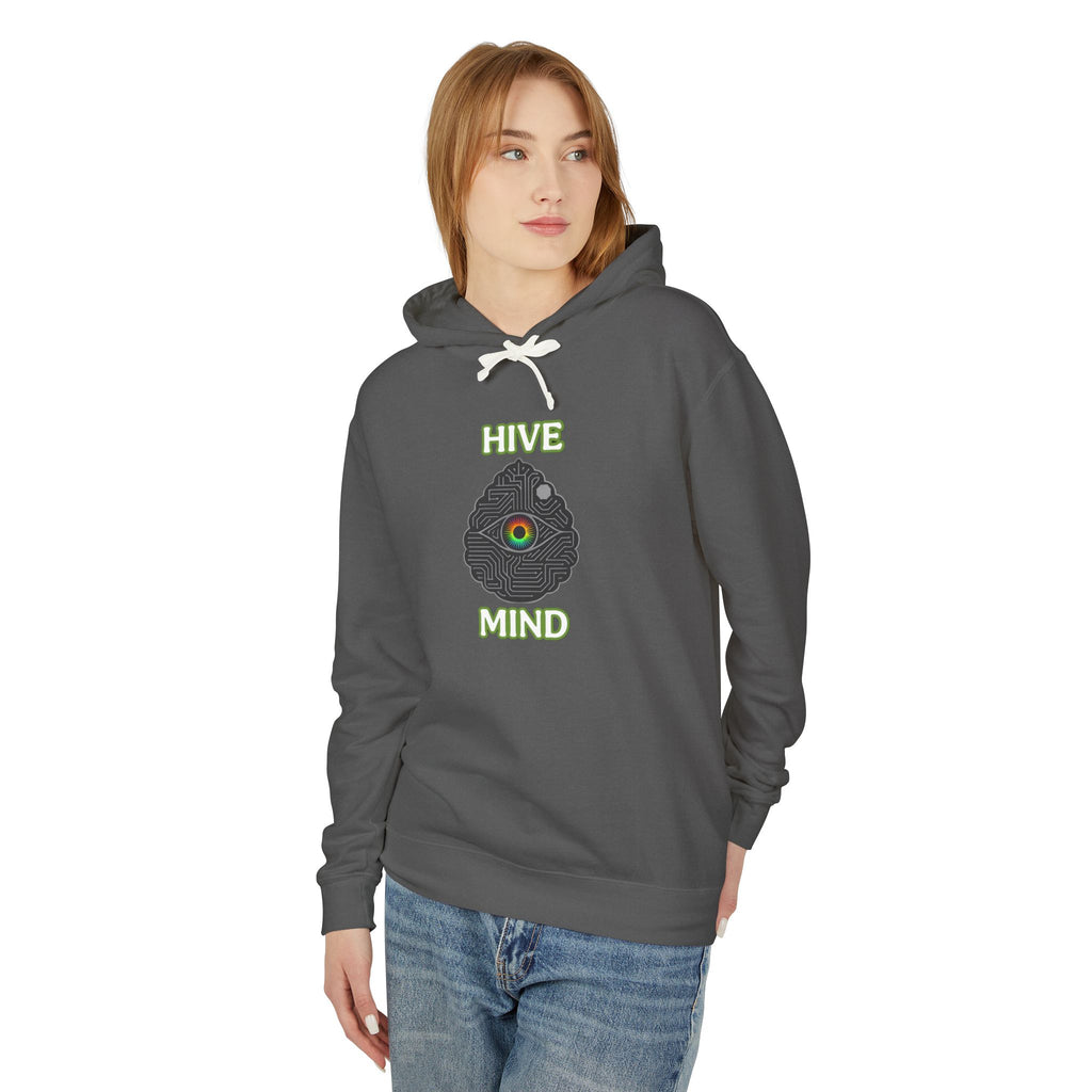 Hive Mind Hoodie — Psychedelic Bee Hive Graphic Pullover