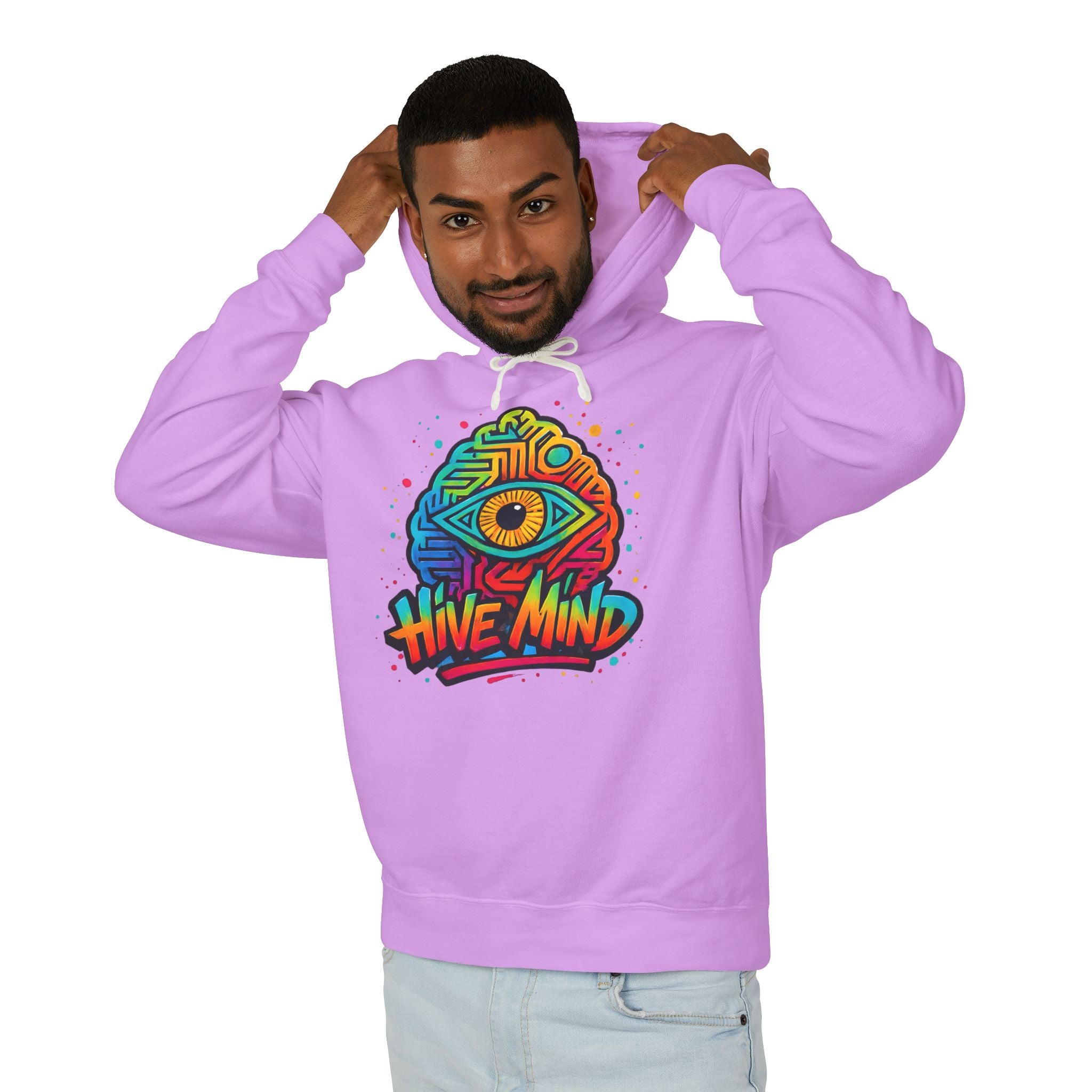 Hive Mind Graphic Hoodie — Psychedelic Eye Streetwear