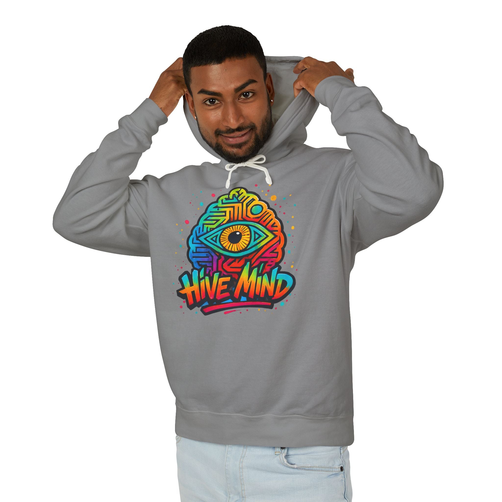 Hive Mind Graphic Hoodie — Psychedelic Eye Streetwear