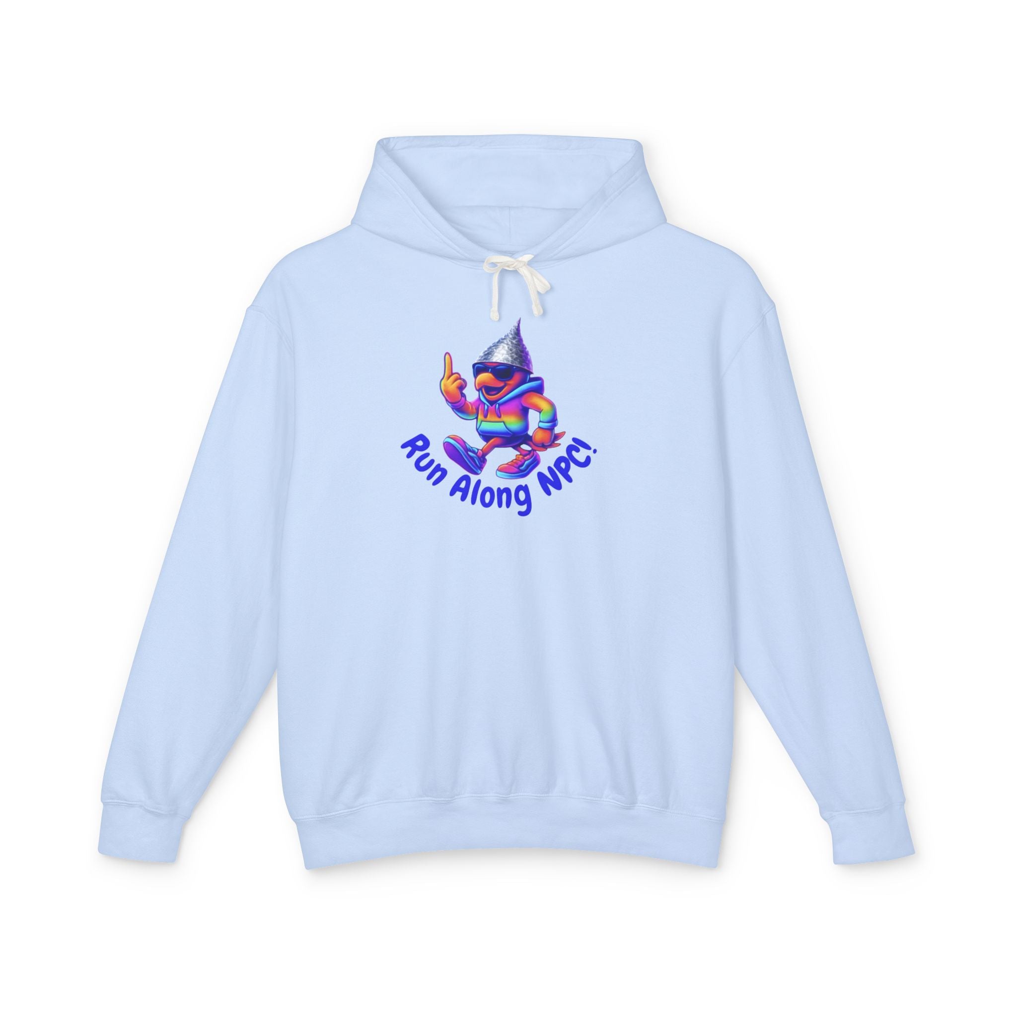 Run Along NPC Hoodie — Cute Retro Game Character Graphic Sweatshirt