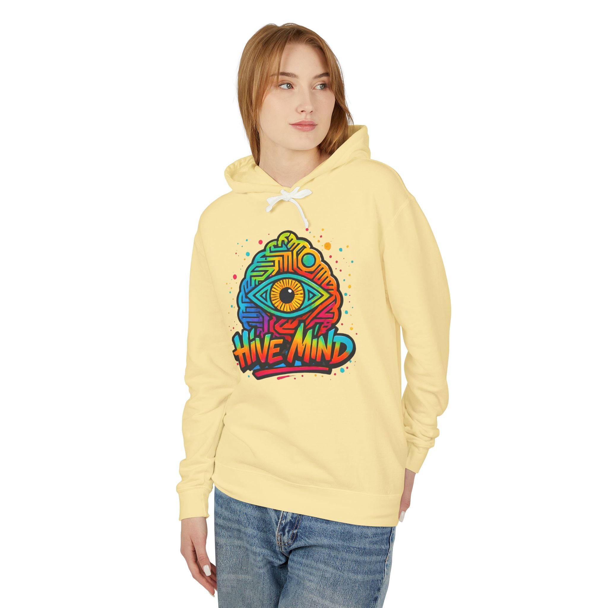 Hive Mind Graphic Hoodie — Psychedelic Eye Streetwear