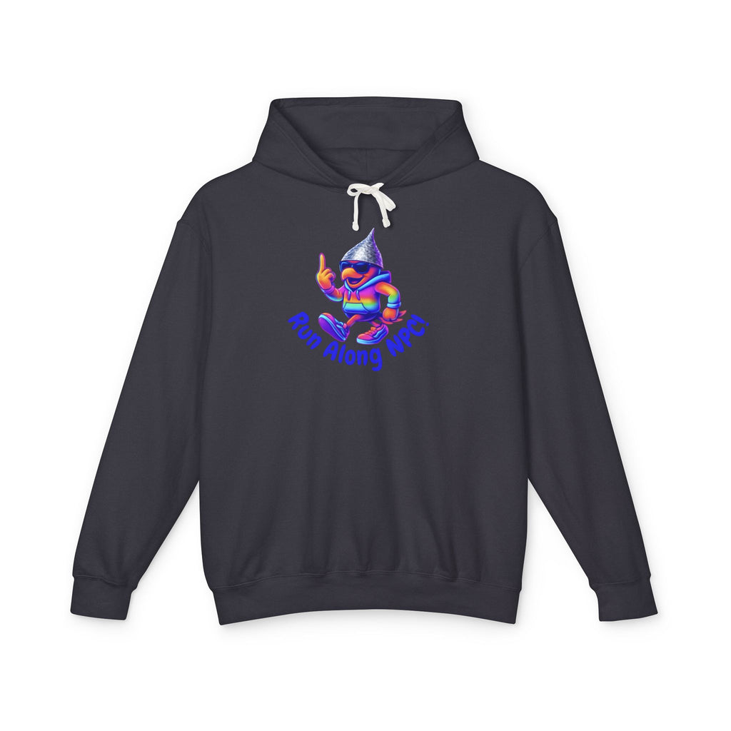 Run Along NPC Hoodie — Cute Retro Game Character Graphic Sweatshirt