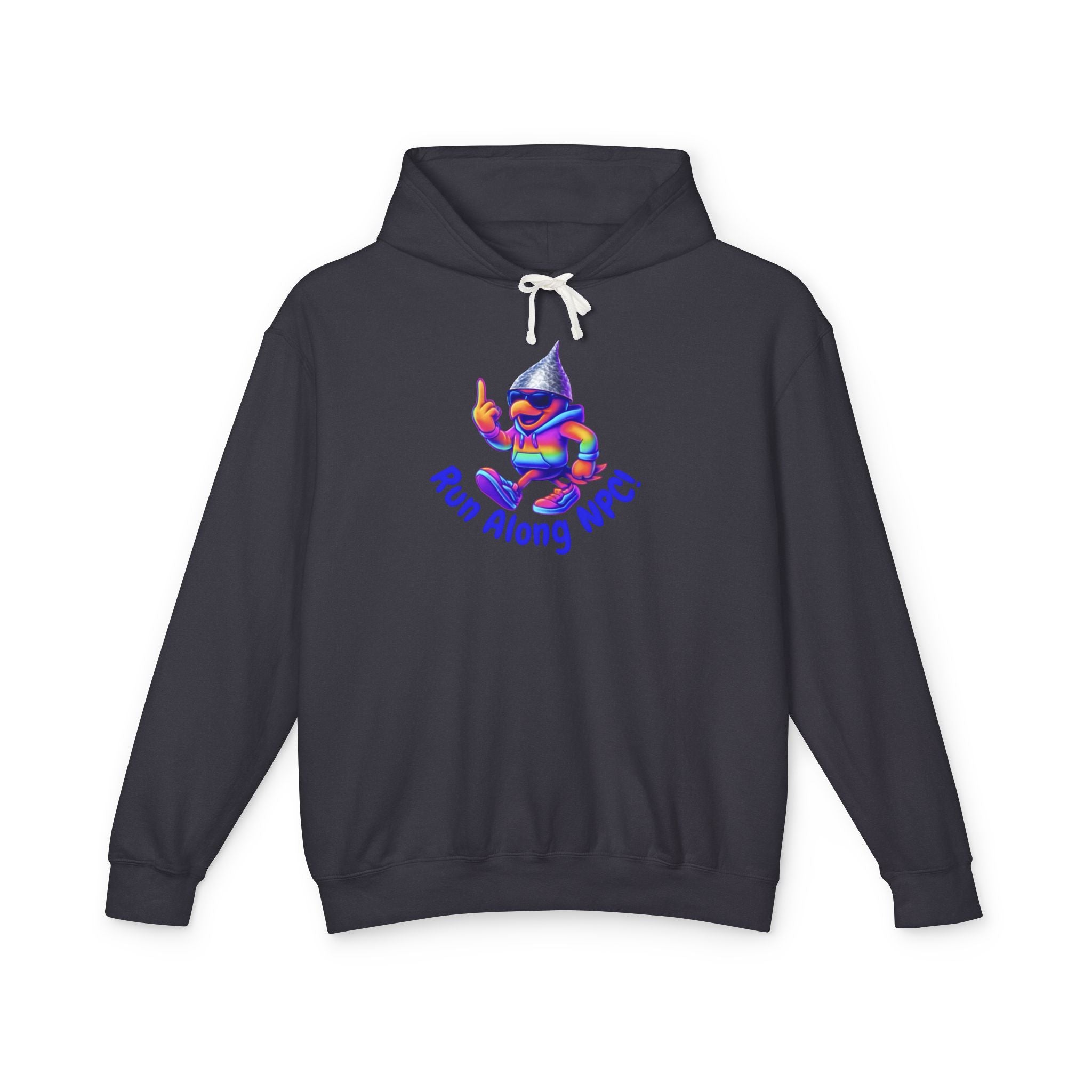 Run Along NPC Hoodie — Cute Retro Game Character Graphic Sweatshirt