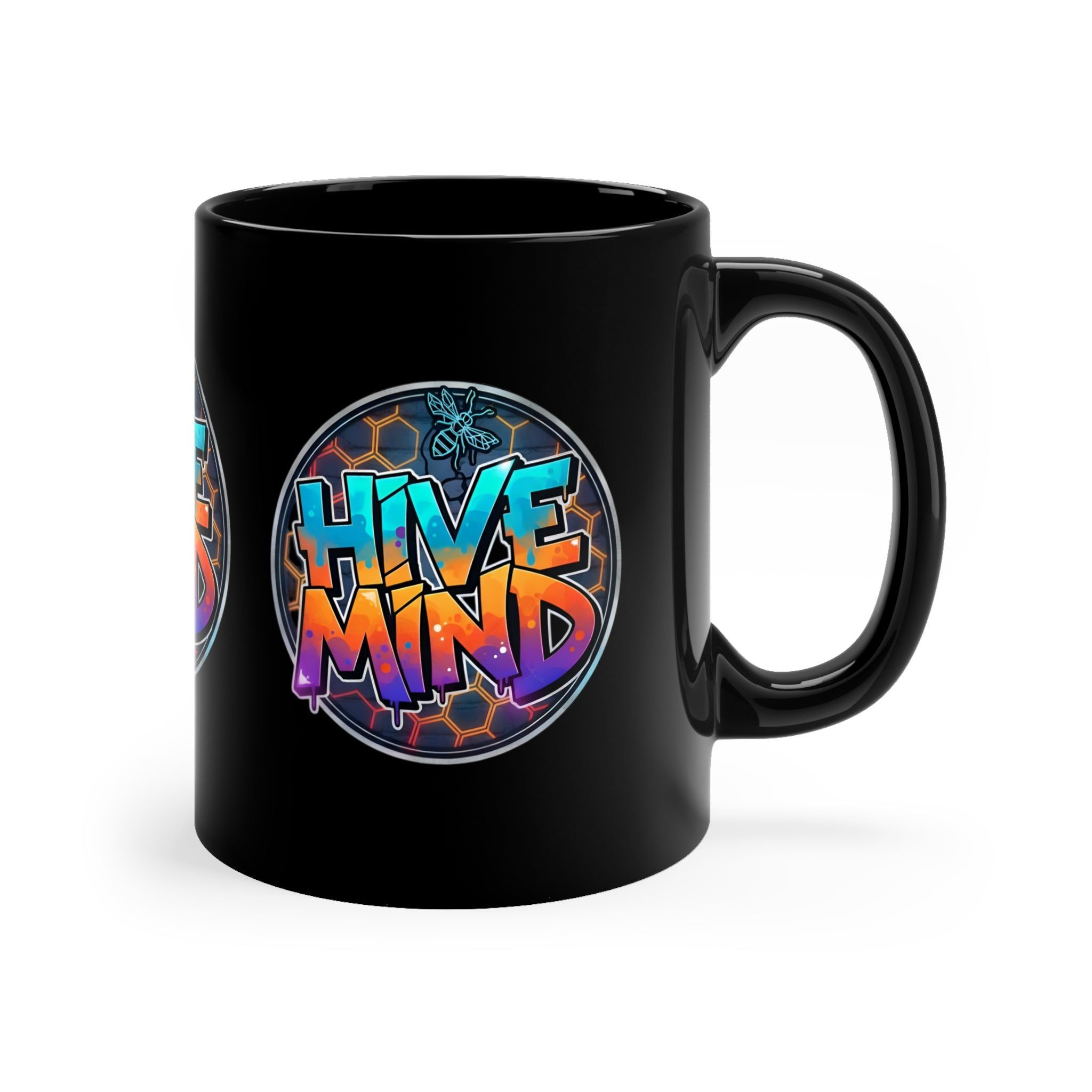 Copy of Hive Mind Coffee Mug — 11oz Black Ceramic Gamer/Streamer Mug