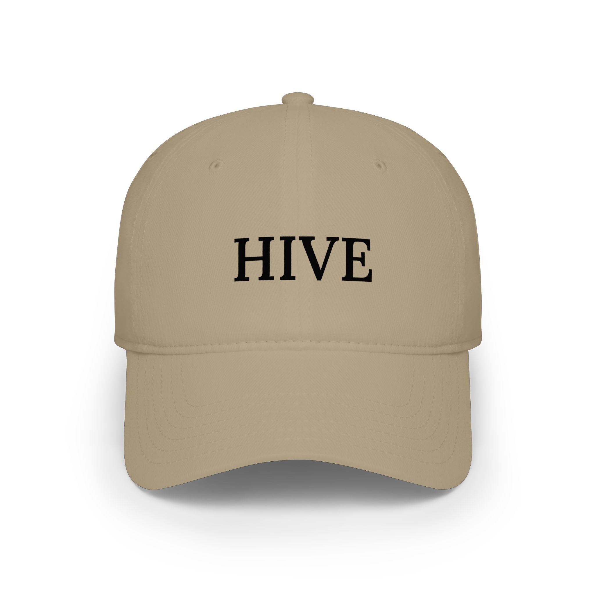 HIVE Embroidered Low-Profile Baseball Cap — Classic Red Hat