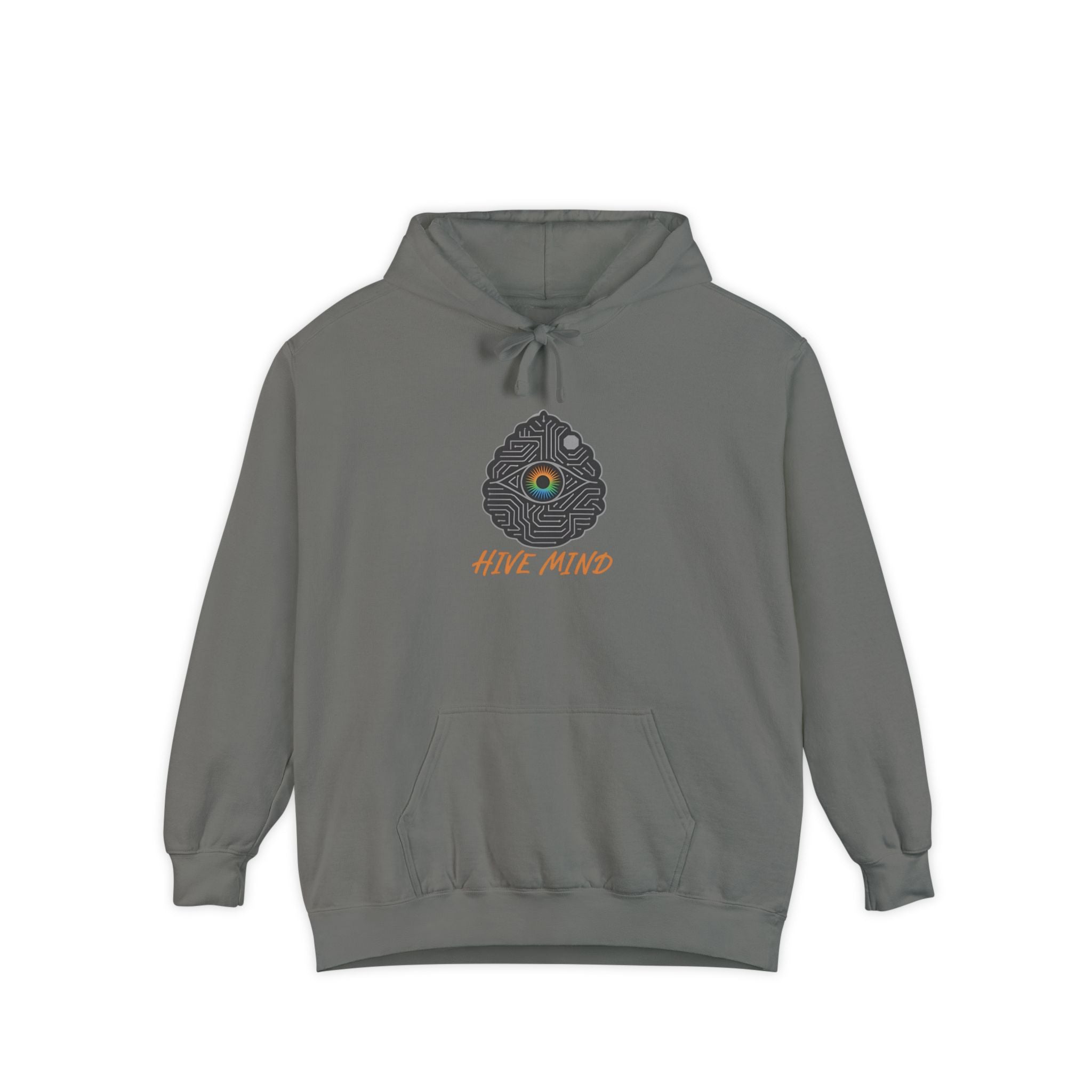 Hive Mind Hoodie — Minimal Bee Hive Graphic Pullover