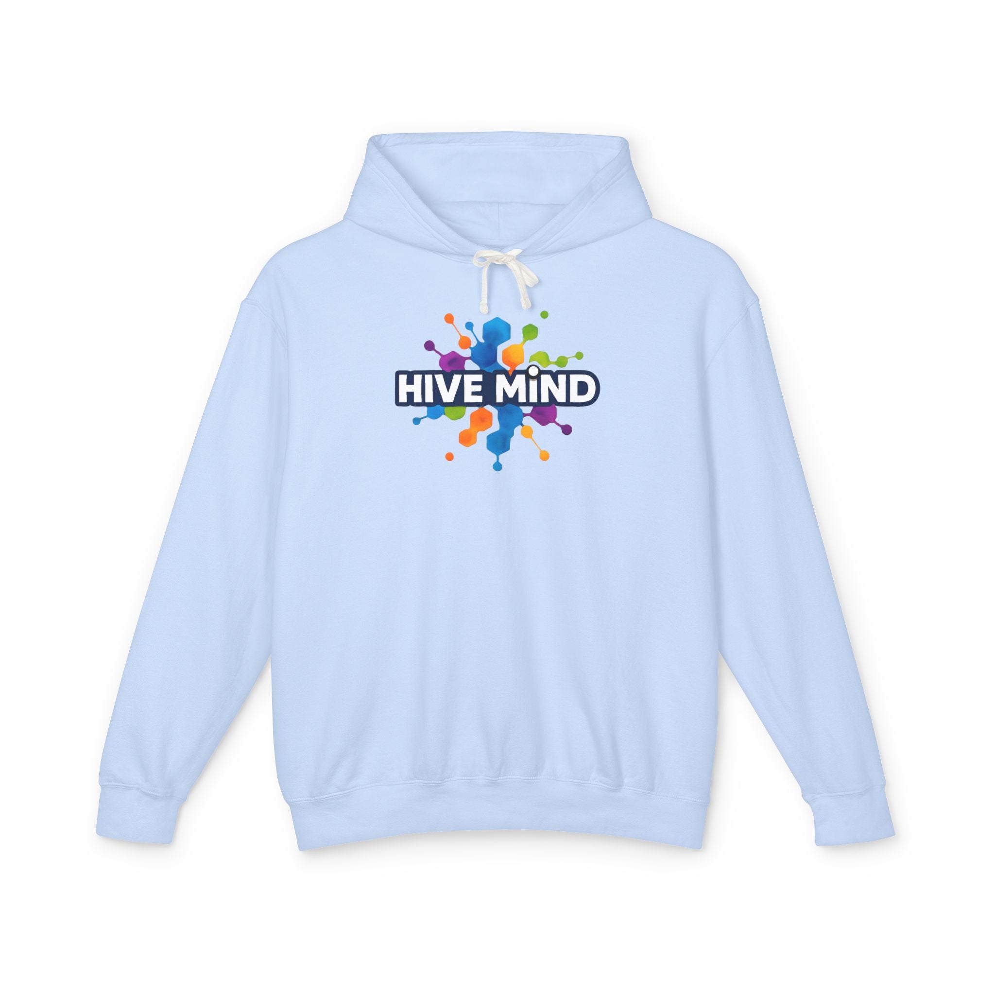 Hive Mind Hoodie — Colorful Splash Graphic Lightweight Hoodie