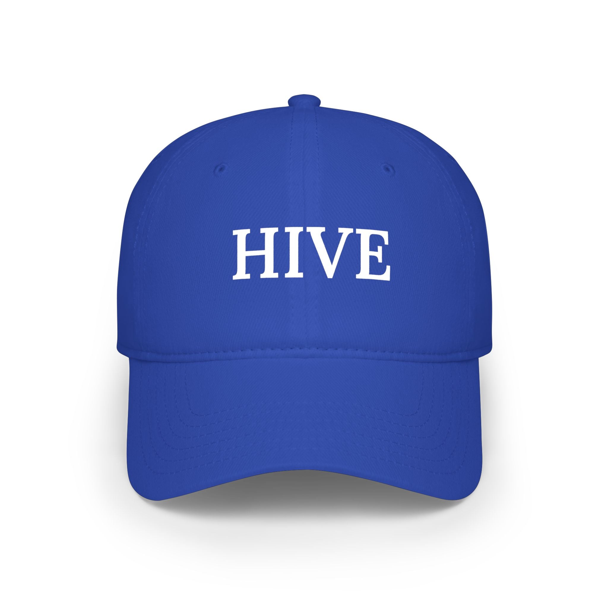 HIVE Embroidered Baseball Cap — Classic Low Profile Red Hat