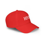 HIVE Embroidered Baseball Cap — Classic Low Profile Red Hat