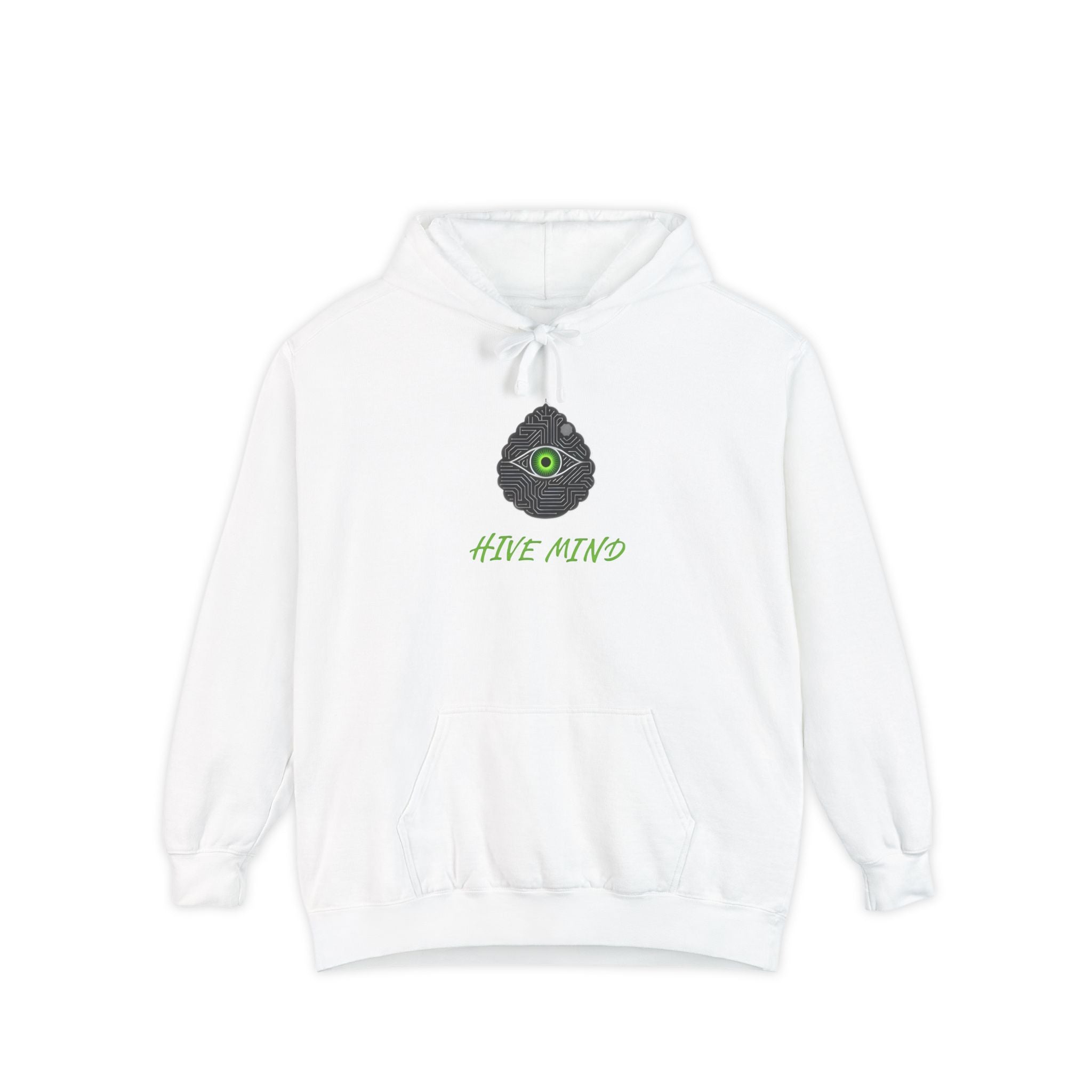 Hoodie — Hive Mind Graphic Hoodie with Green Eye