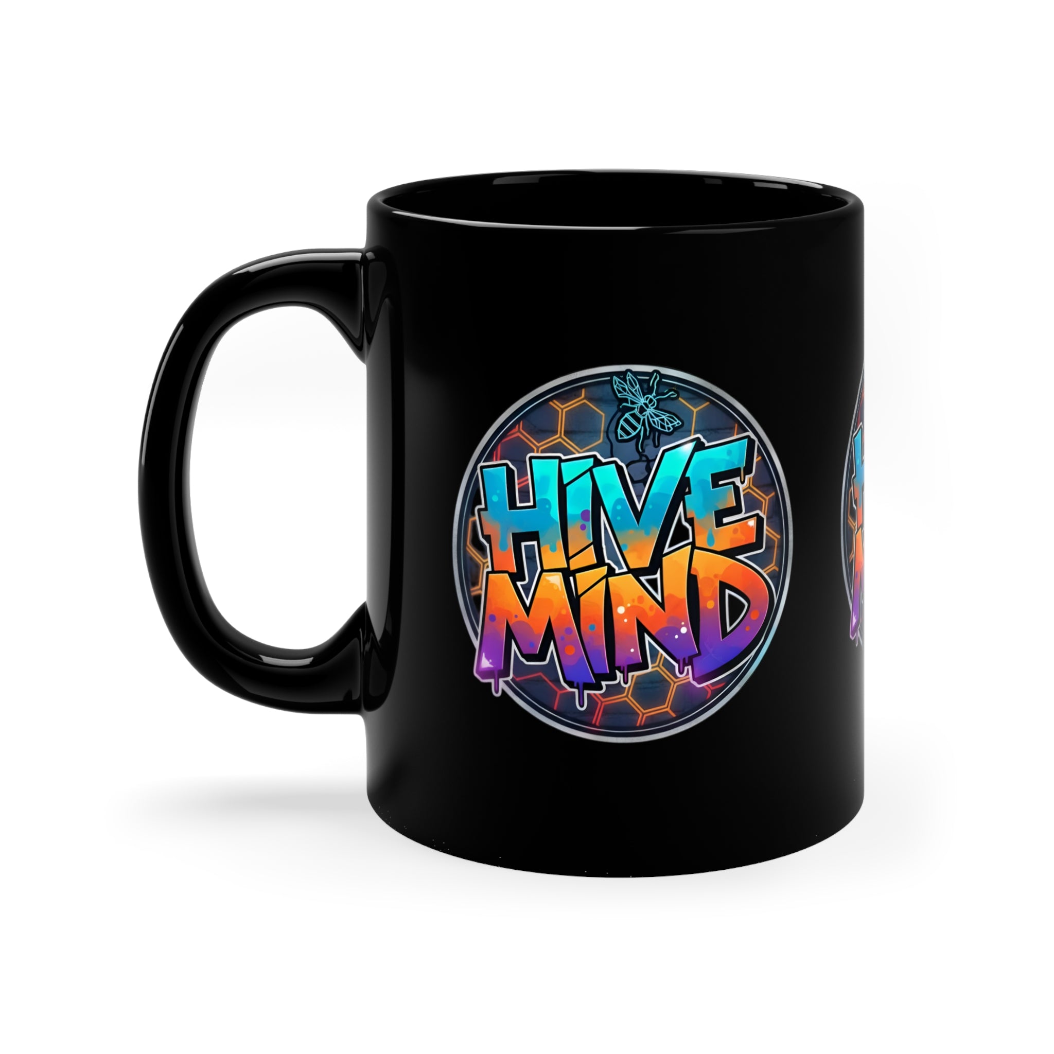 Copy of Hive Mind Coffee Mug — 11oz Black Ceramic Gamer/Streamer Mug