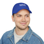 HIVE Embroidered Baseball Cap — Classic Low Profile Red Hat