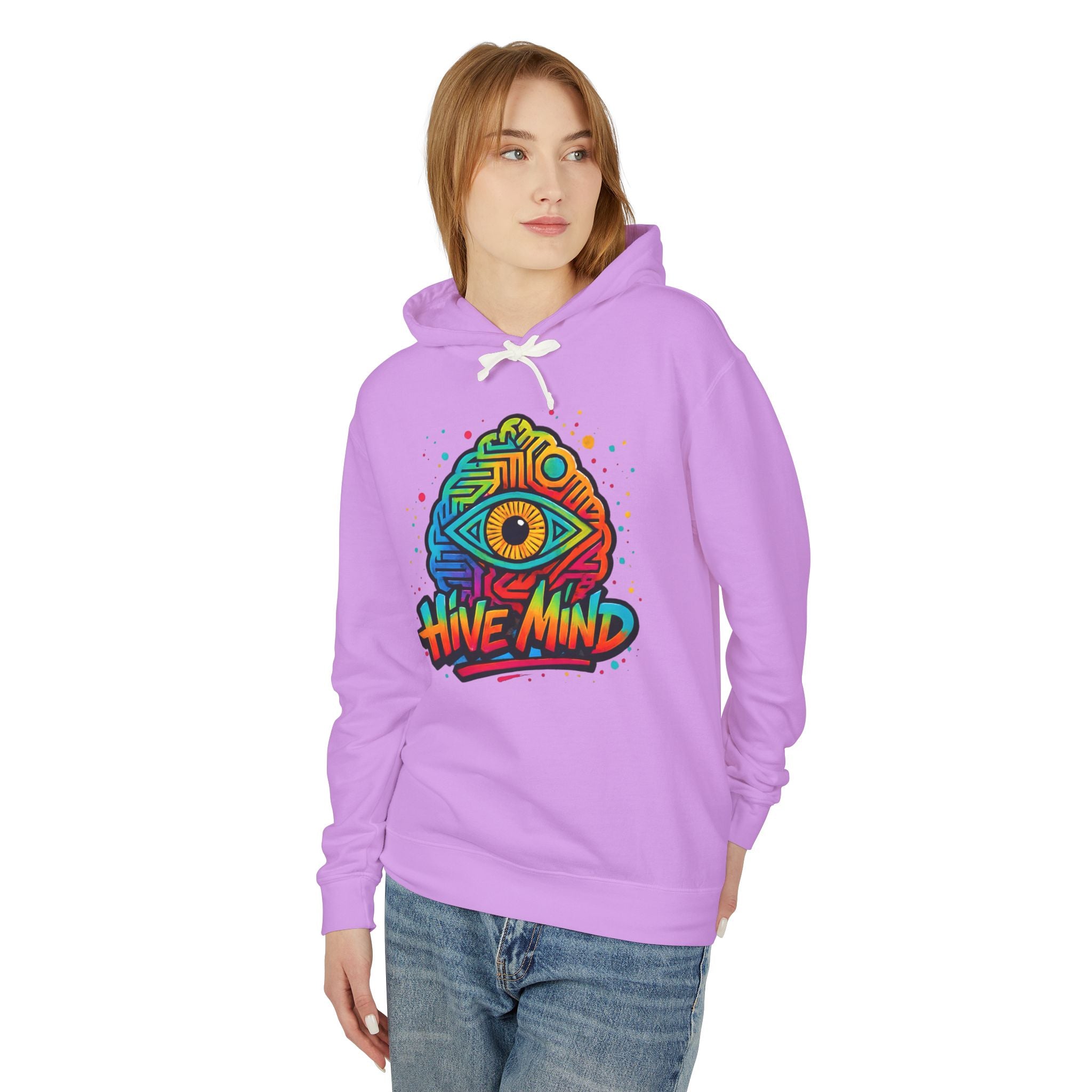 Hive Mind Graphic Hoodie — Psychedelic Eye Streetwear