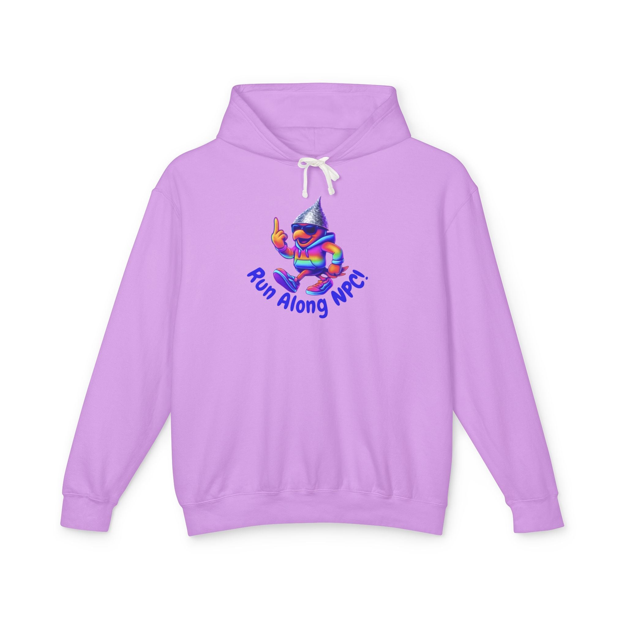Run Along NPC Hoodie — Cute Retro Game Character Graphic Sweatshirt