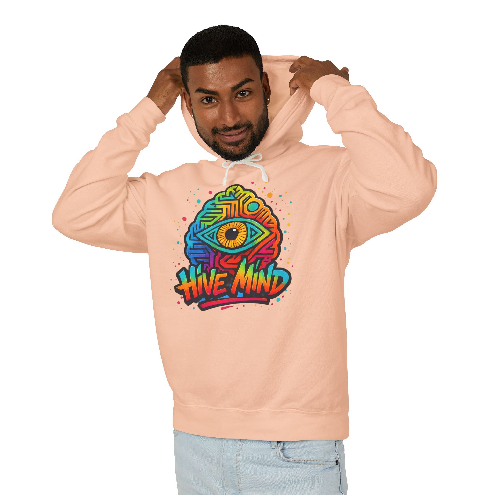 Hive Mind Graphic Hoodie — Psychedelic Eye Streetwear