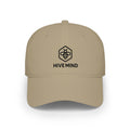 Hive Mind Embroidered Baseball Cap — Minimal Bee Logo Hat