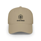 Hive Mind Embroidered Baseball Cap — Minimal Bee Logo Hat