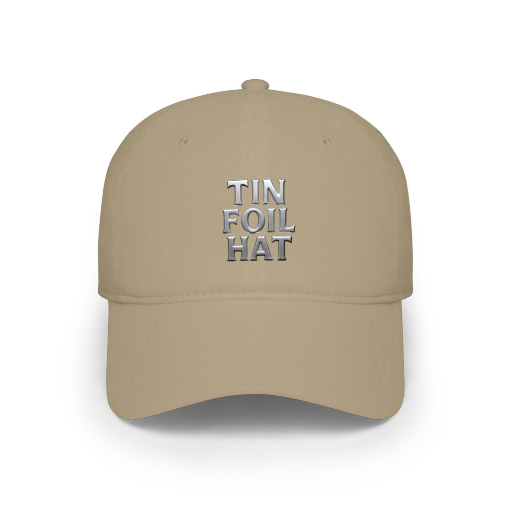 Tin Foil Hat Baseball Cap — Novelty Conspiracy Statement Hat