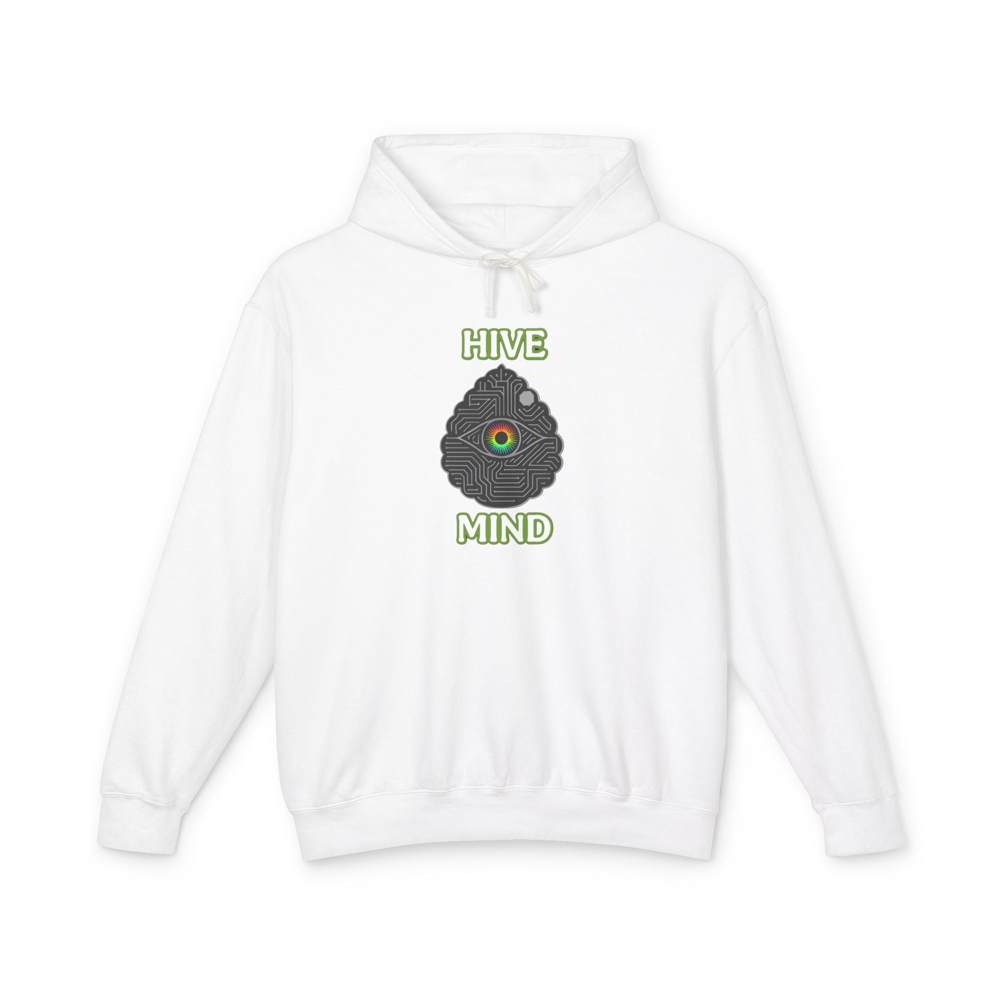 Hive Mind Hoodie — Psychedelic Bee Hive Graphic Pullover