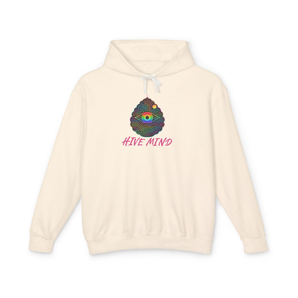 Hive Mind Hoodie — Colorful Bee Hive Graphic Lightweight Hoodie