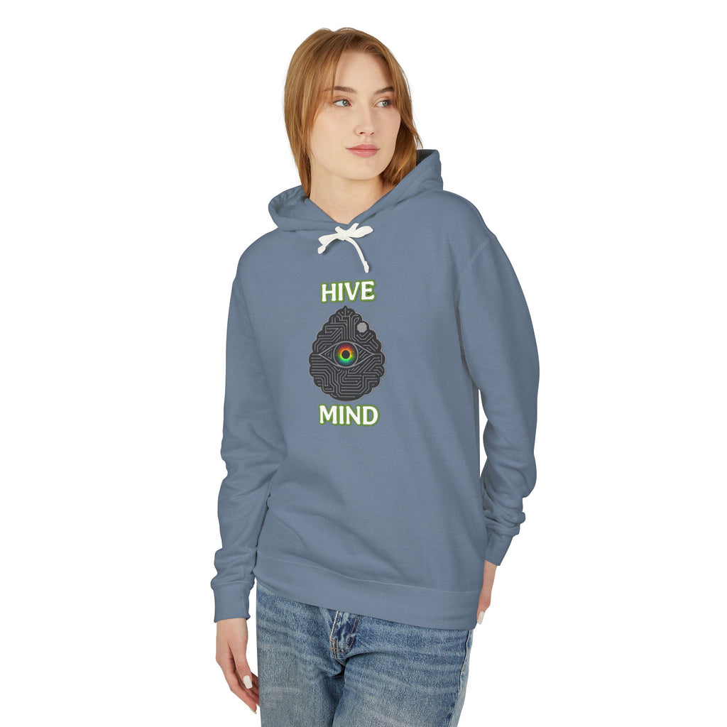 Hive Mind Hoodie — Psychedelic Bee Hive Graphic Pullover