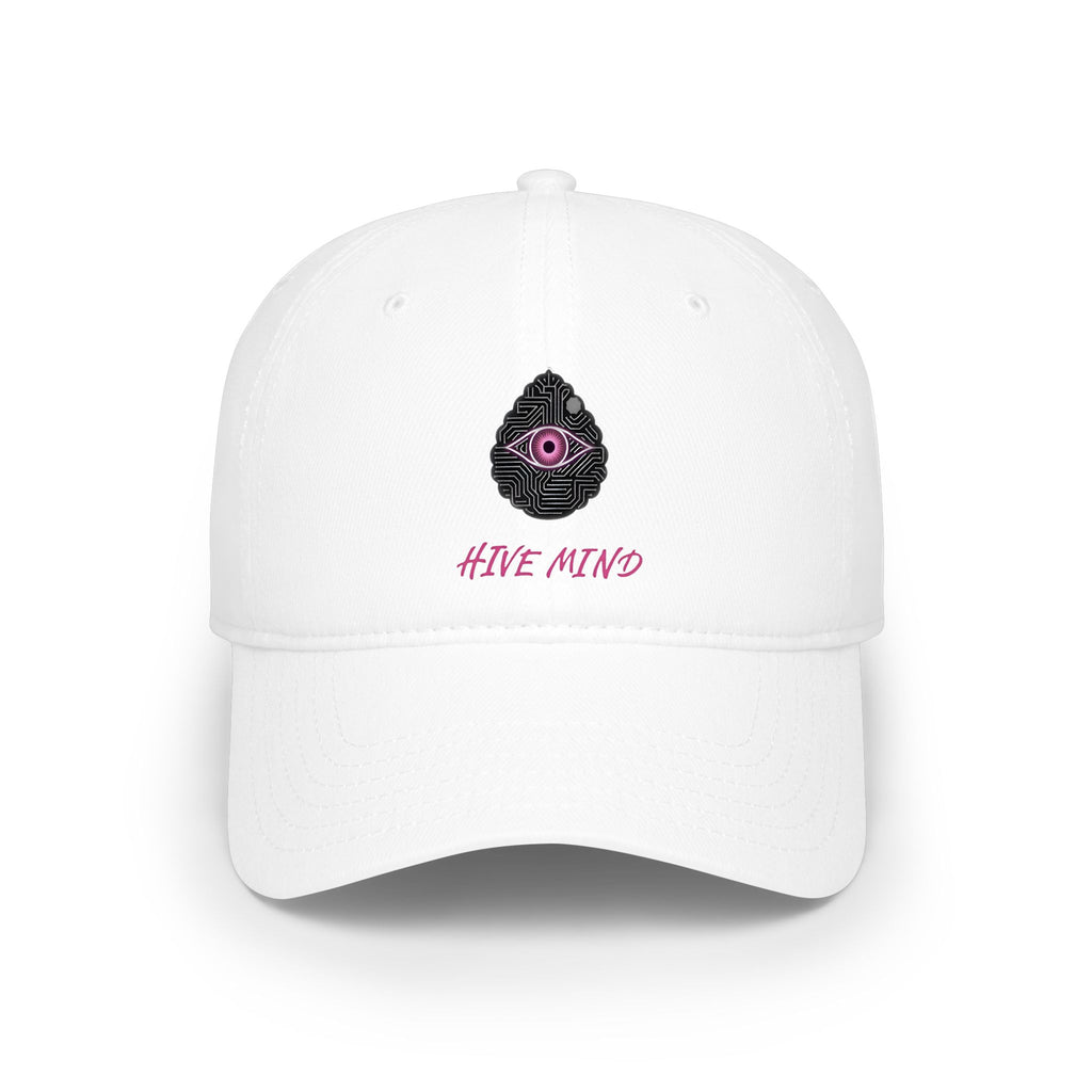 Low Profile Baseball Cap — 'Hive Mind' Eye Logo Embroidered Hat