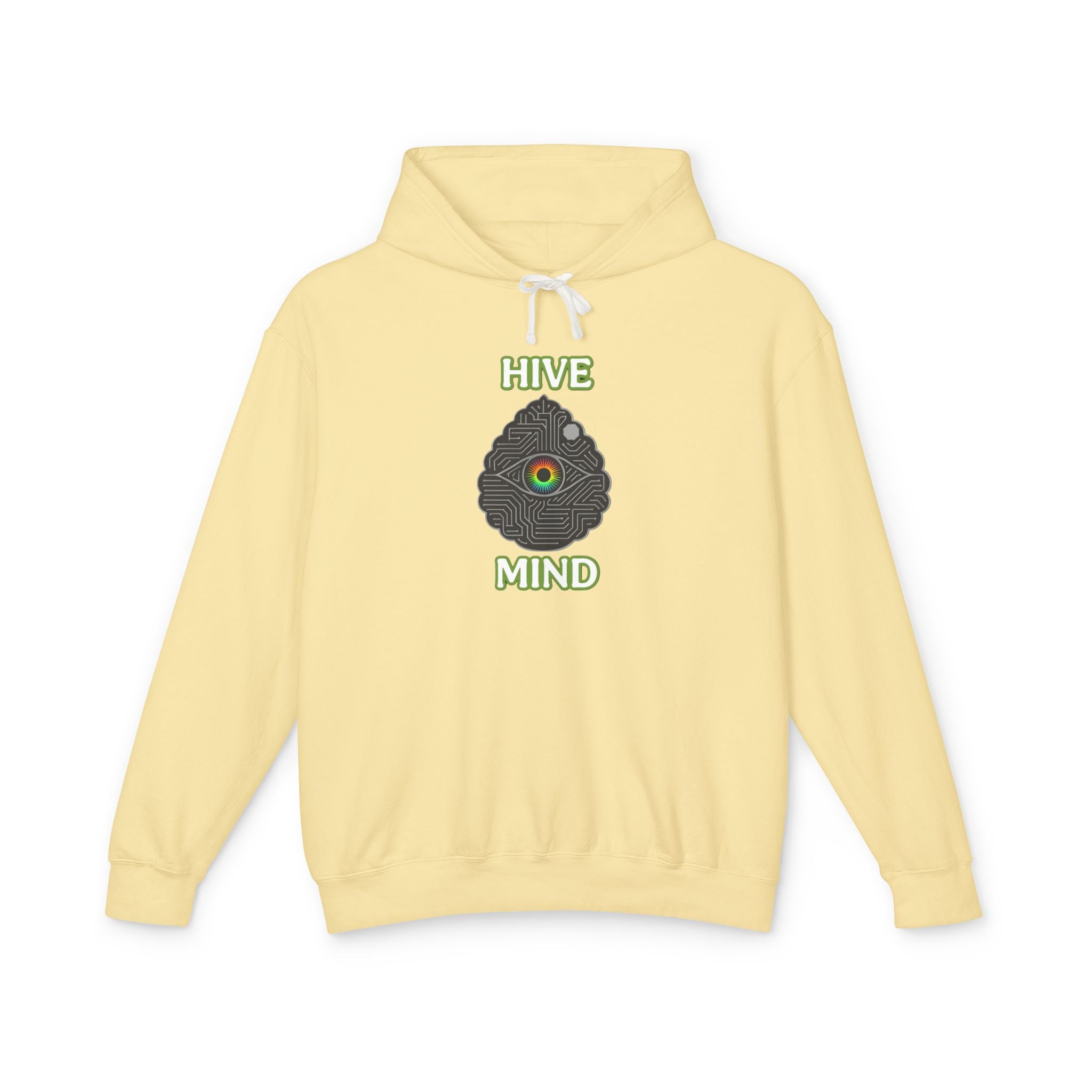 Hive Mind Hoodie — Psychedelic Bee Hive Graphic Pullover