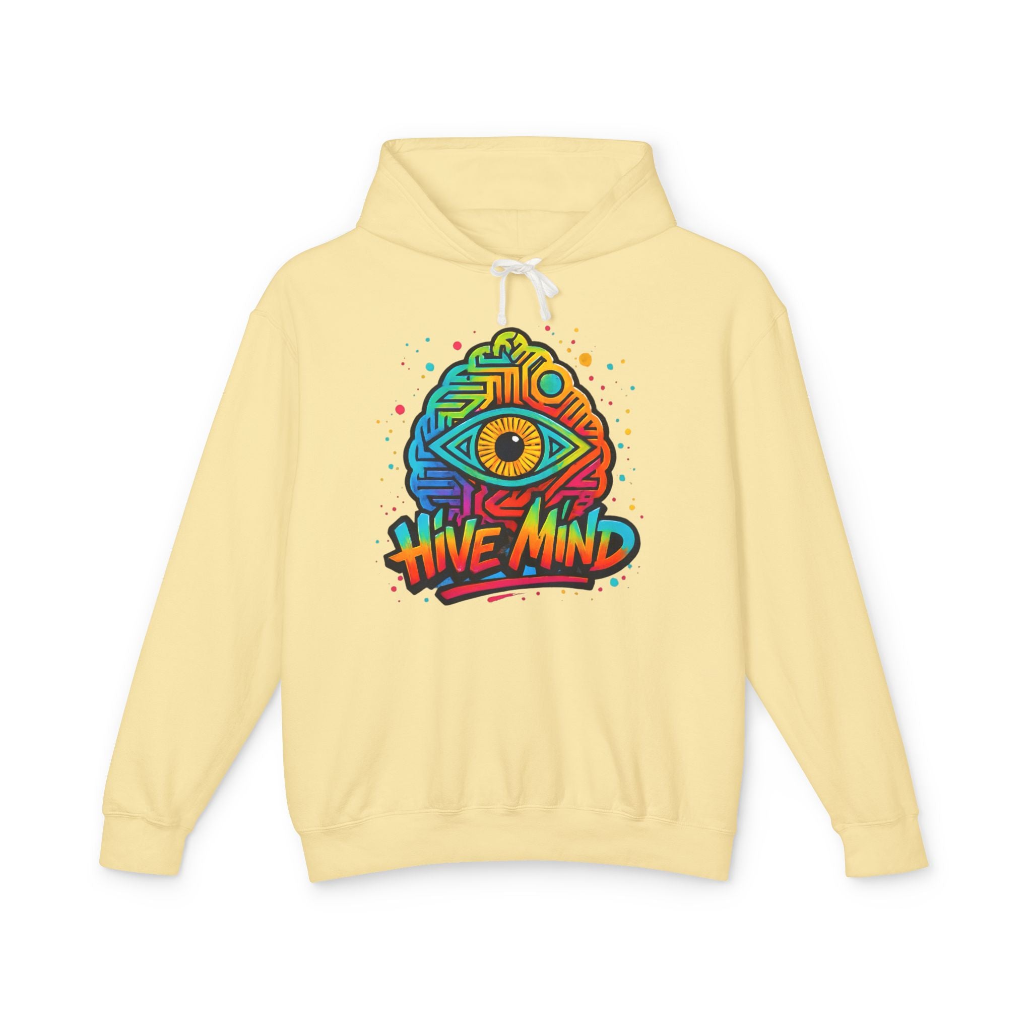 Hive Mind Graphic Hoodie — Psychedelic Eye Streetwear