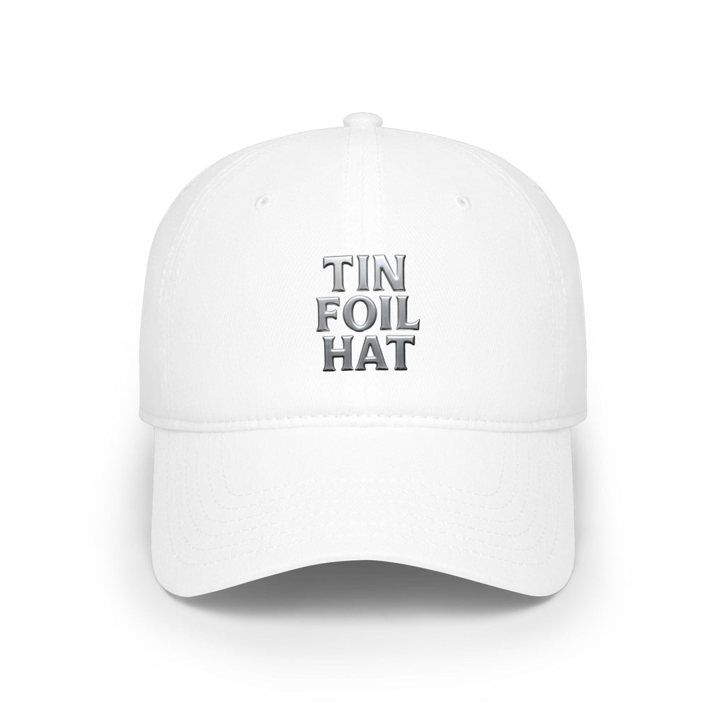 Tin Foil Hat Baseball Cap — Novelty Conspiracy Statement Hat