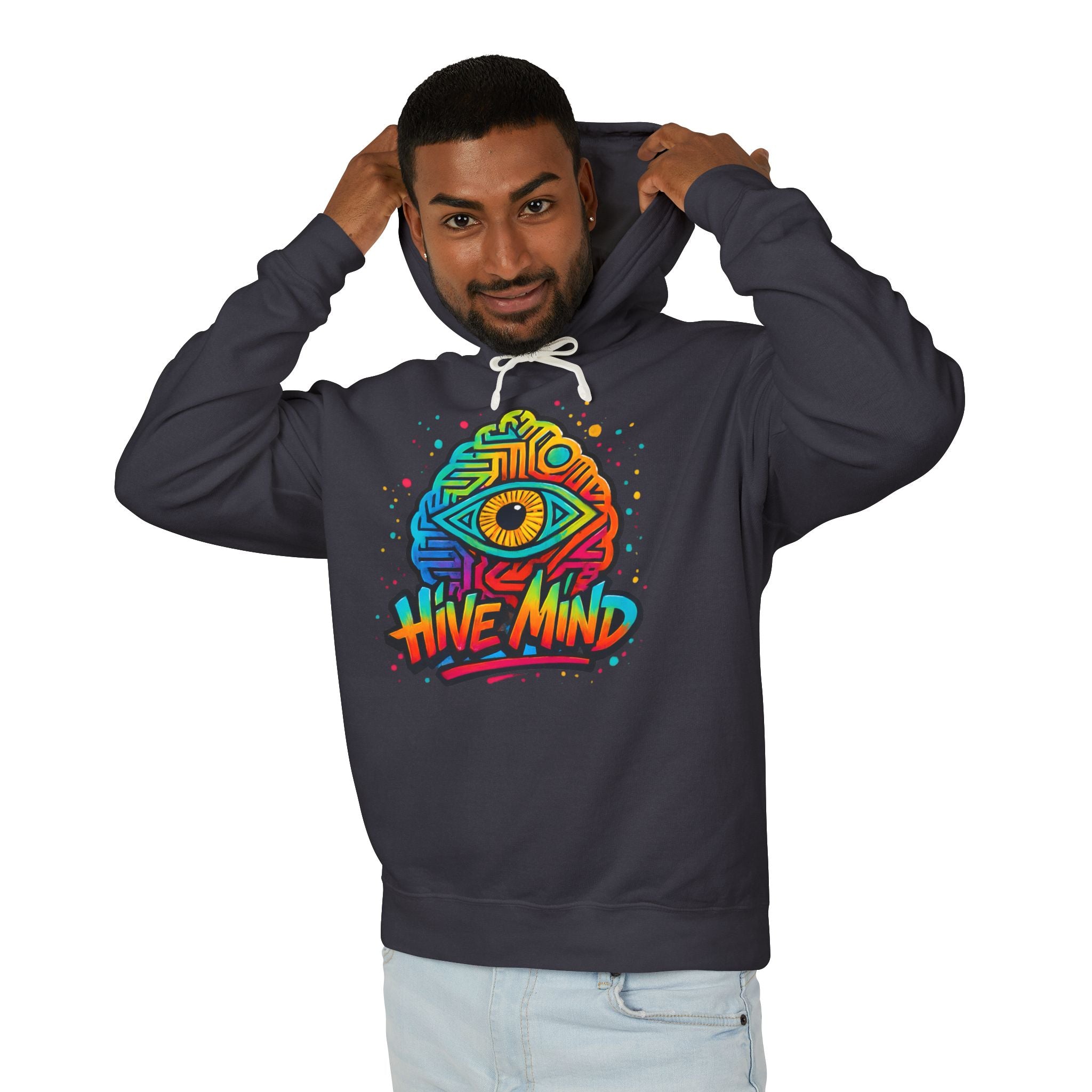 Hive Mind Graphic Hoodie — Psychedelic Eye Streetwear
