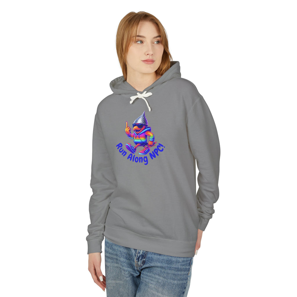 Run Along NPC Hoodie — Cute Retro Game Character Graphic Sweatshirt