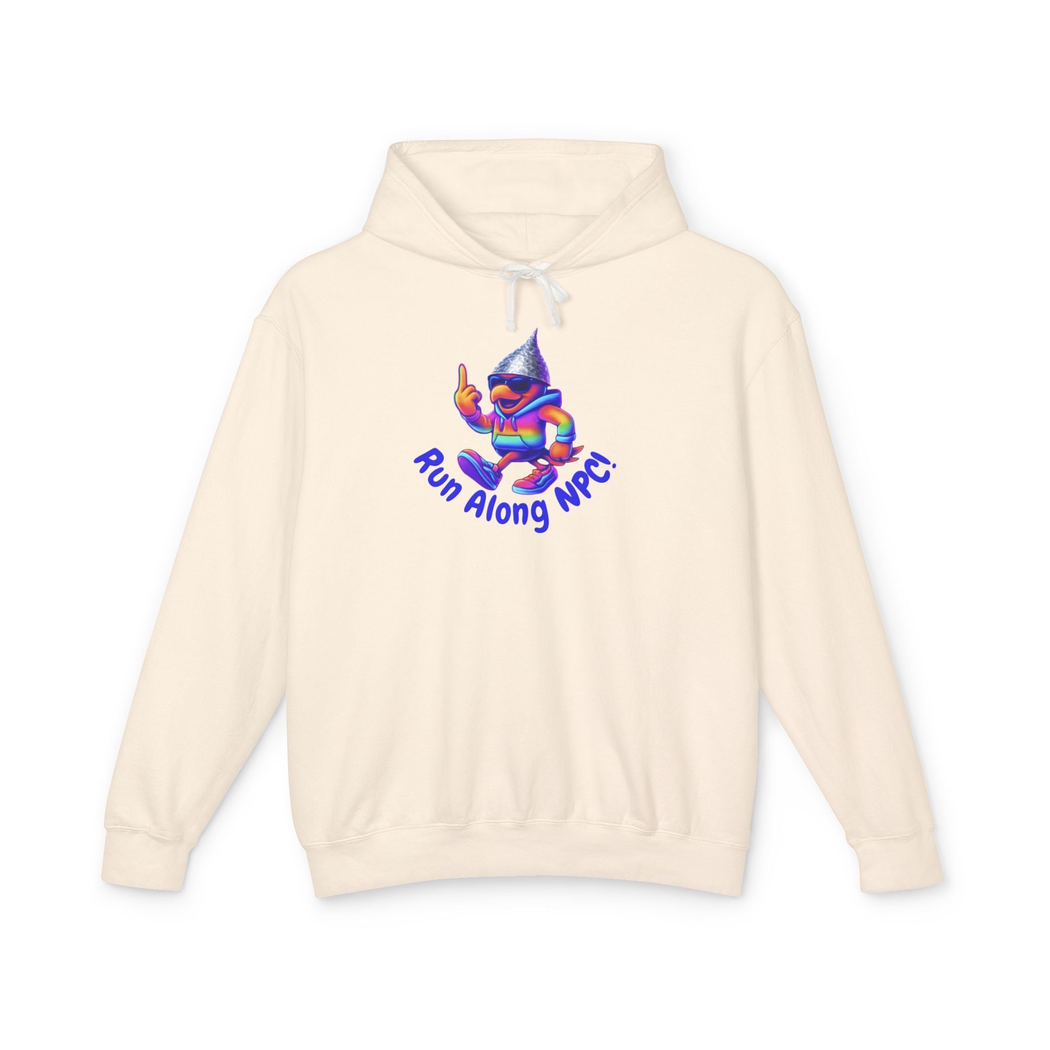 Run Along NPC Hoodie — Cute Retro Game Character Graphic Sweatshirt