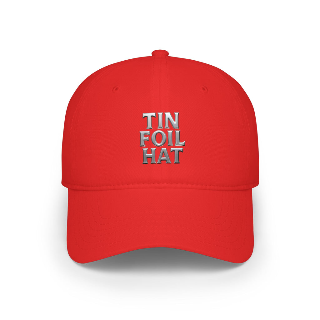 Tin Foil Hat Baseball Cap — Novelty Conspiracy Statement Hat
