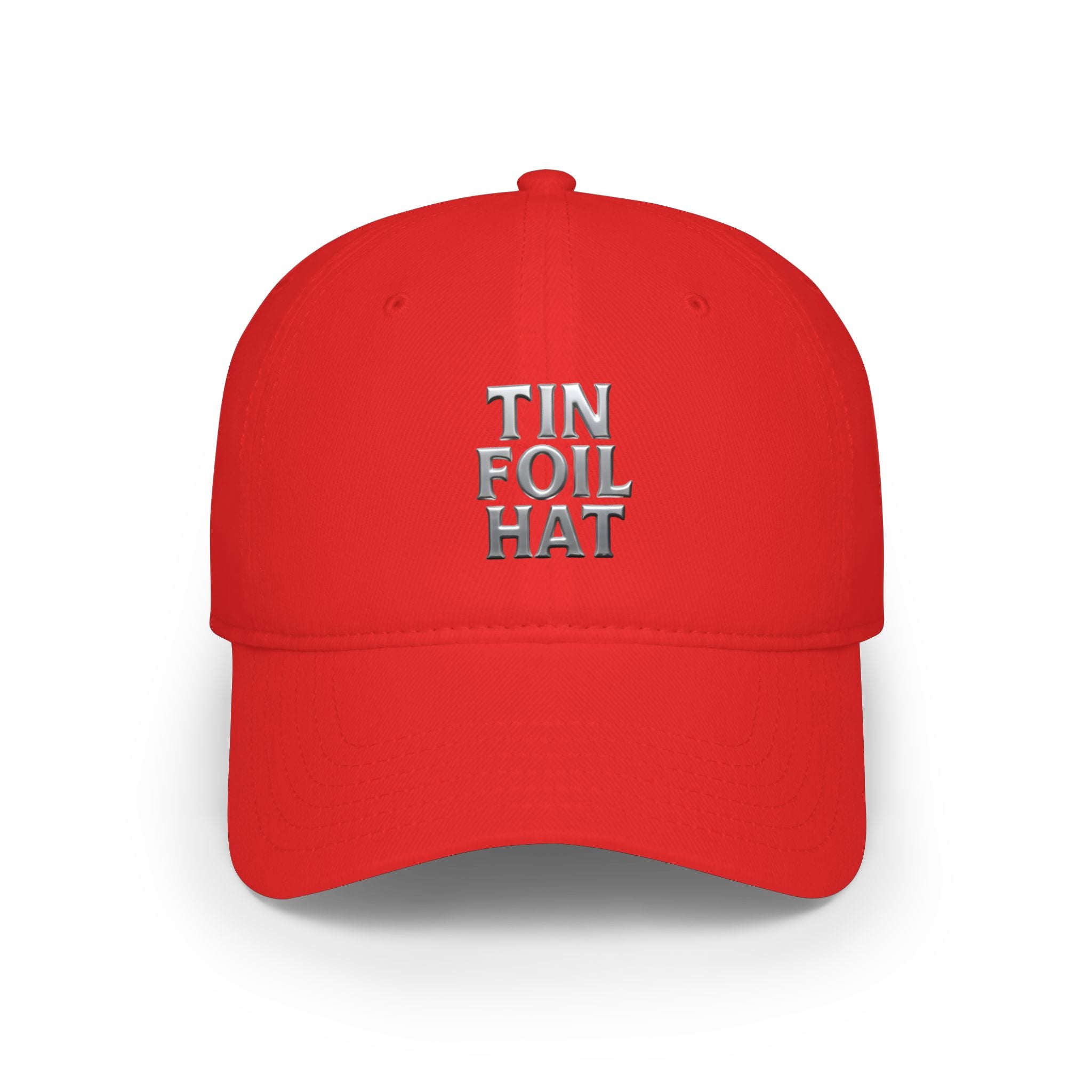 Tin Foil Hat Baseball Cap — Novelty Conspiracy Statement Hat